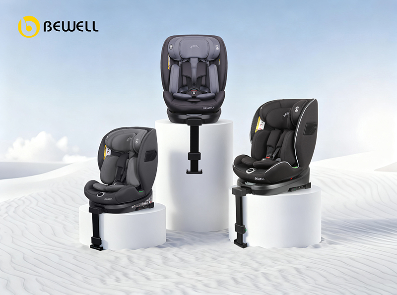 Children's safety car seat with support leg: The 
