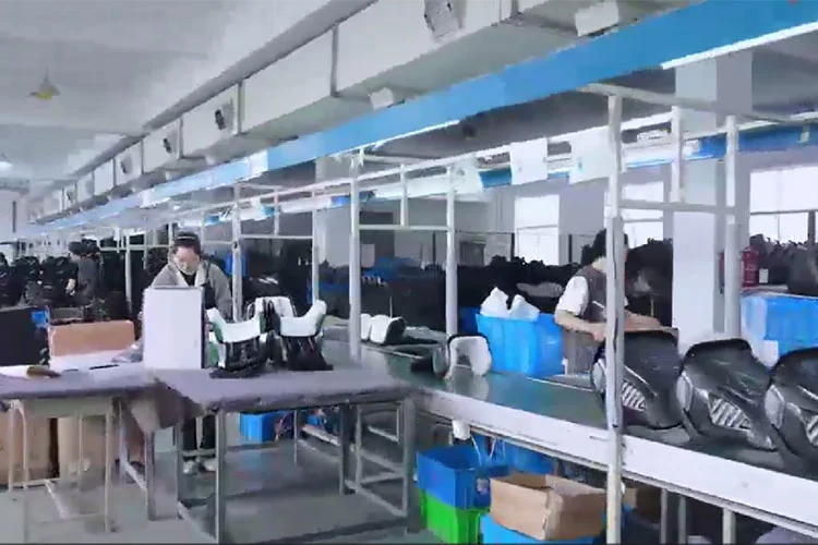 Step 6 of OEM car seat production: bulk production begins after sample confirmation